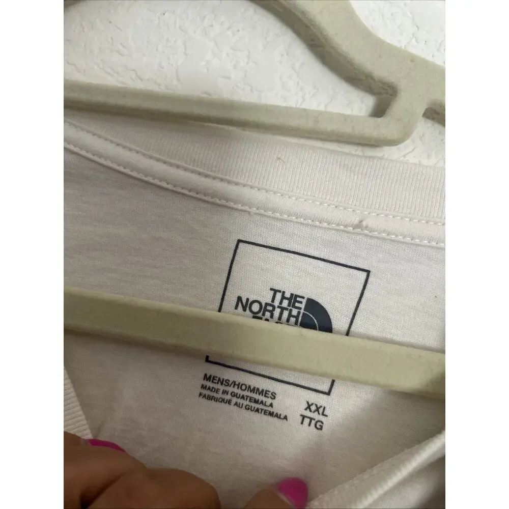 North Face Evolution Simple Dome Regular Long-Sleeve Tee In White XXL